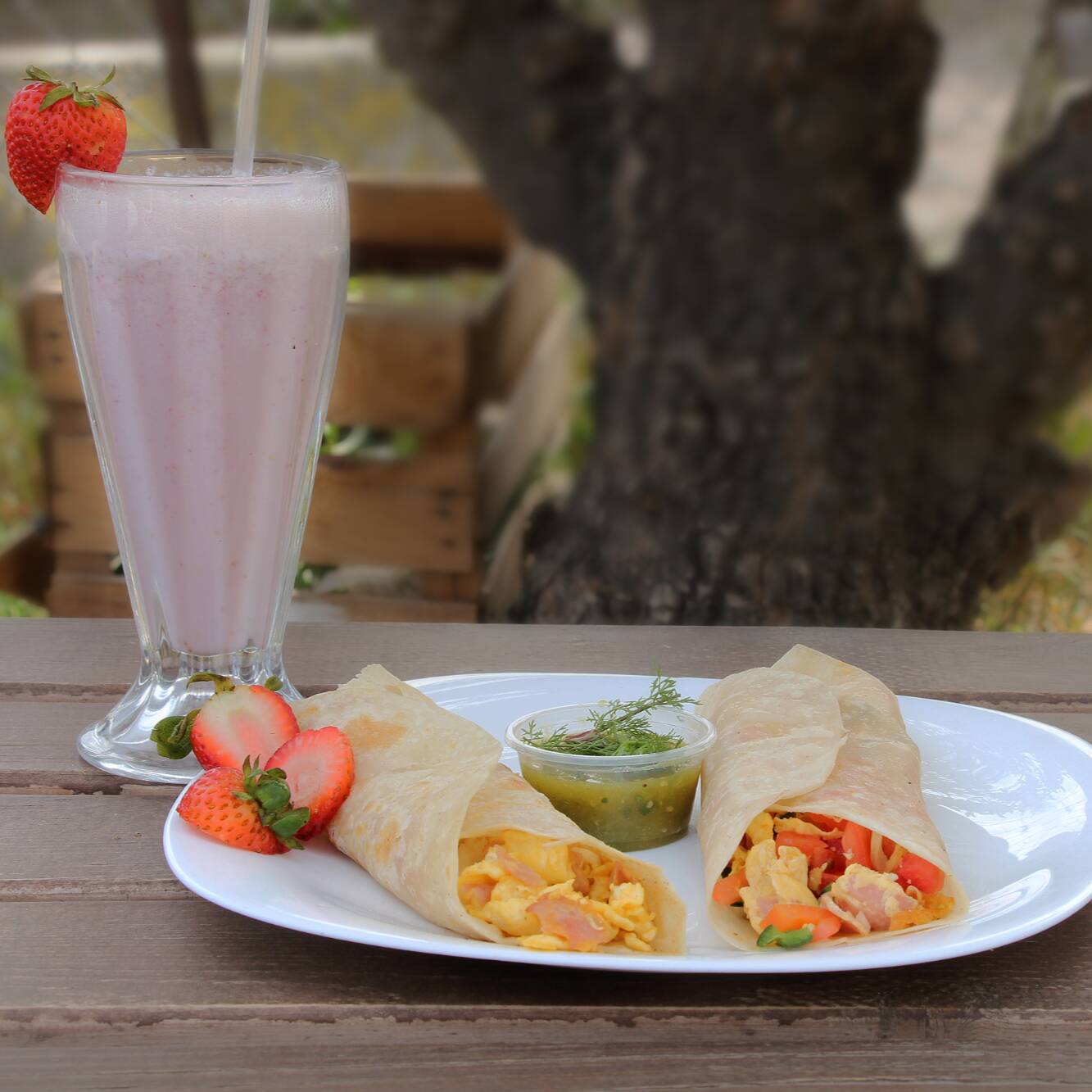 Burrito de Huevo con Salchicha