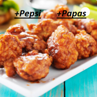 250g Boneless+Papas+Pepsi