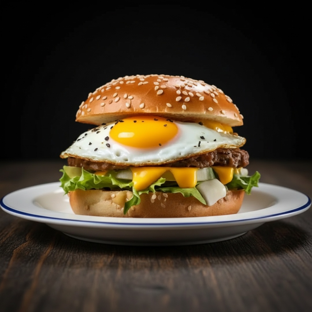 Pão brioche amanteigado ,um delicioso e suculento brend 90g,ovo,queijo mussarela,molho cheddar, verduras bem fresquinhas com a cebola caramelizada no shoyu e um delicioso molho especial