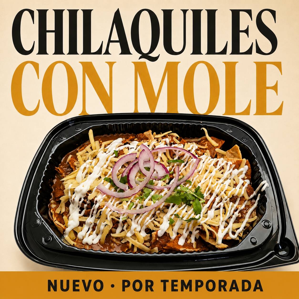 Chilaquiles con Mole