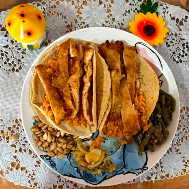 Taco de Milanesa de Pollo