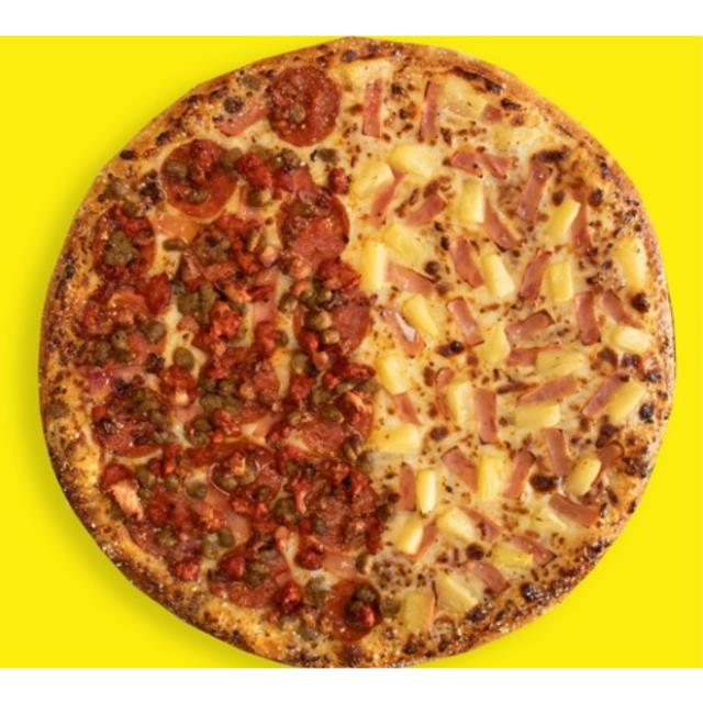 PIZZA 5 CARNES & HAWAIANA