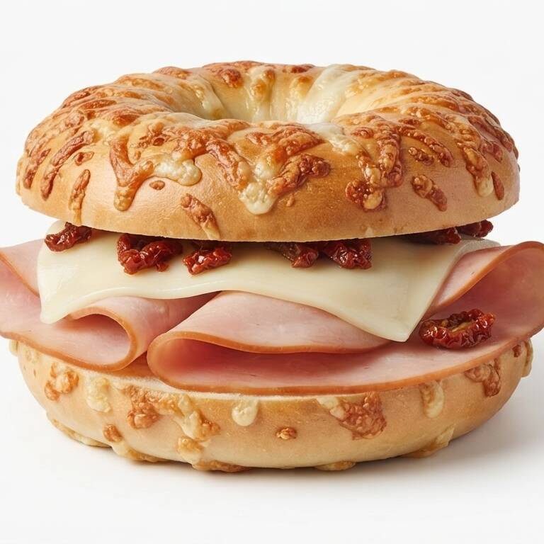Bagel Pavo Pesto