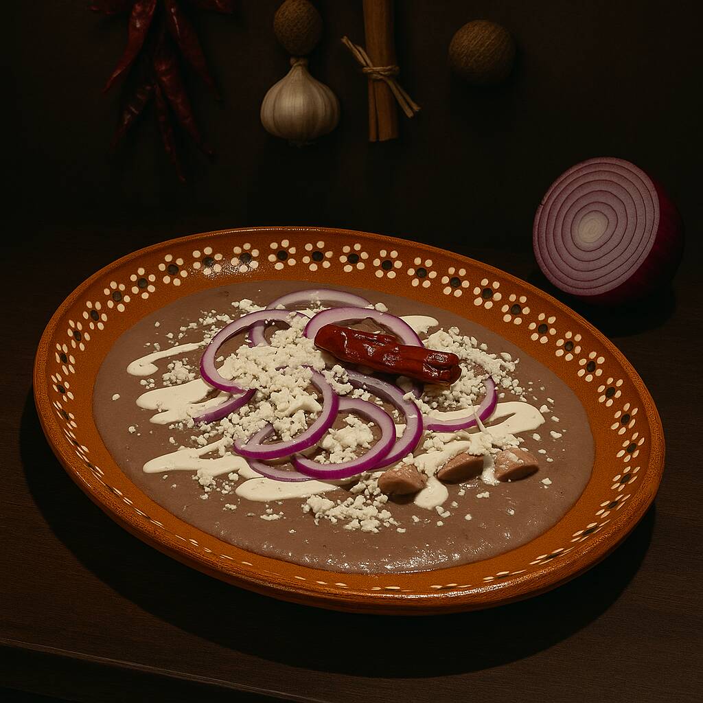 ENFRIJOLADAS RELLENAS DE POLLO