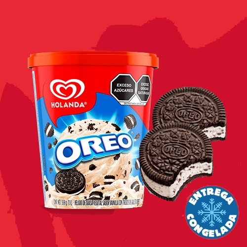 Helado OREO 900ml + 2 Mordiskos OREO