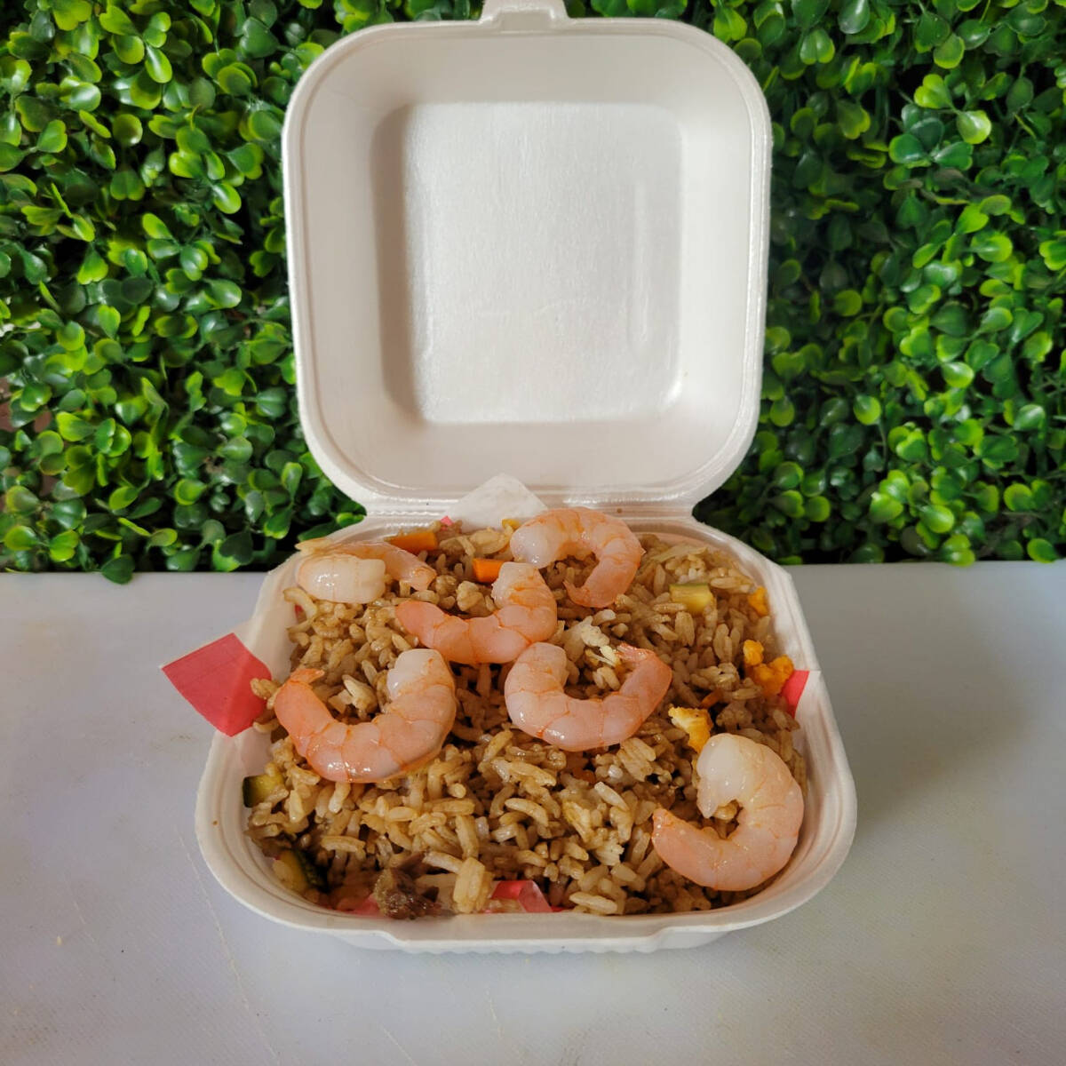 Arroz Frito con Camarones!