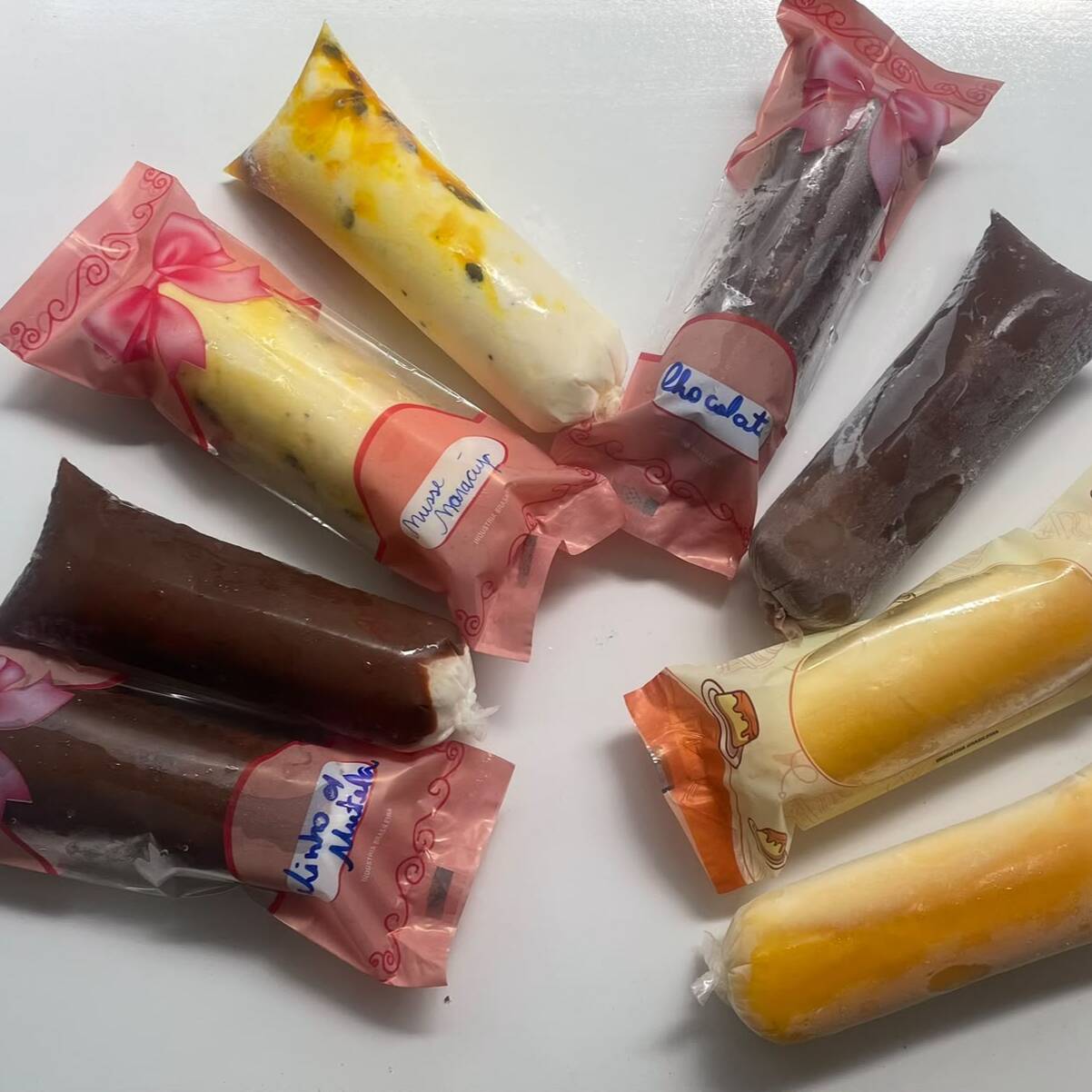 Escolha até 3 opções de nosso delicioso geladinho gourmet