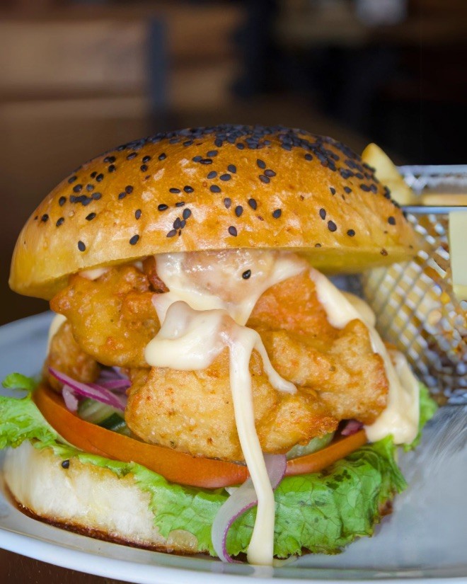 Hamburguesa de pollo