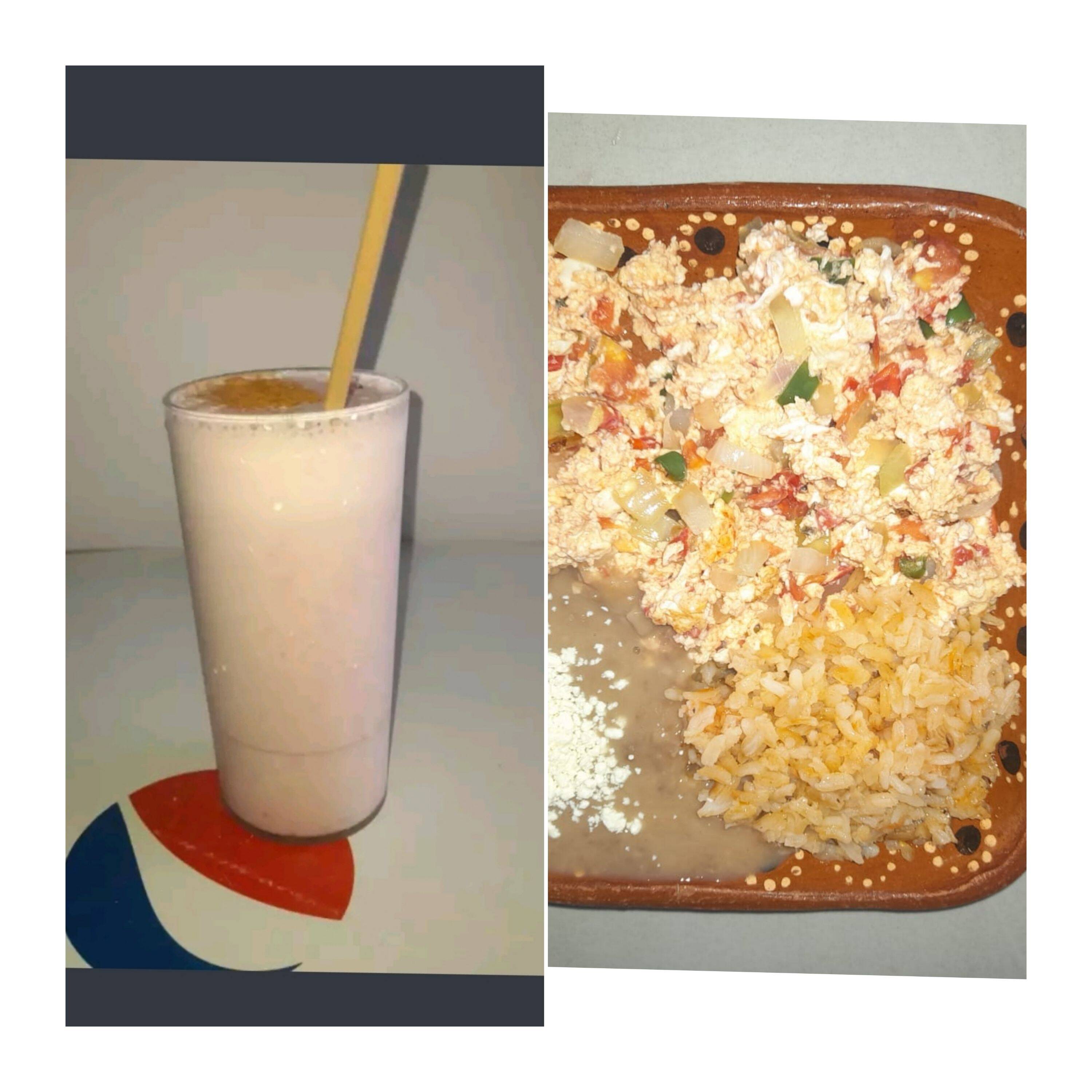 Huevos A La Mexicana + Chocomilk
