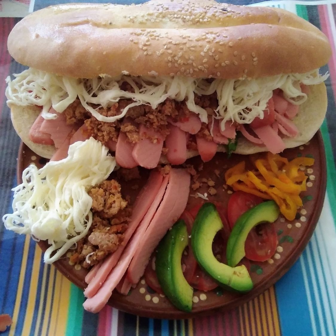 🔥🧀🥑Torta Grande Francesa🍅🧀🔥