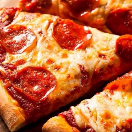 pizza salchicha mediana