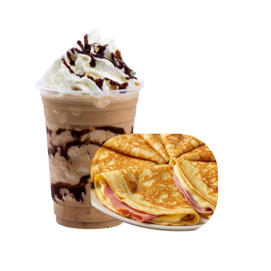 Frapuchino Natural + Crepa Salada