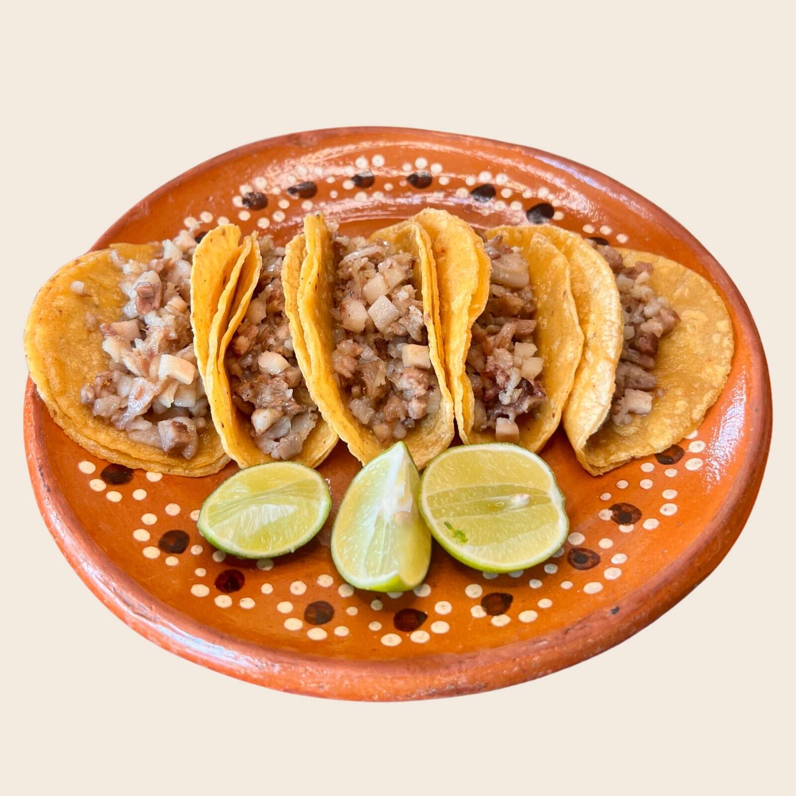 Tacos de pierna de puerco