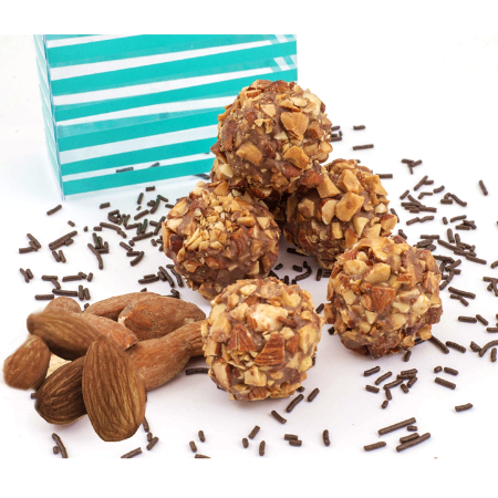 Chocolates Caja Rosa Gianduja Sin Azúcar (12 Pz)