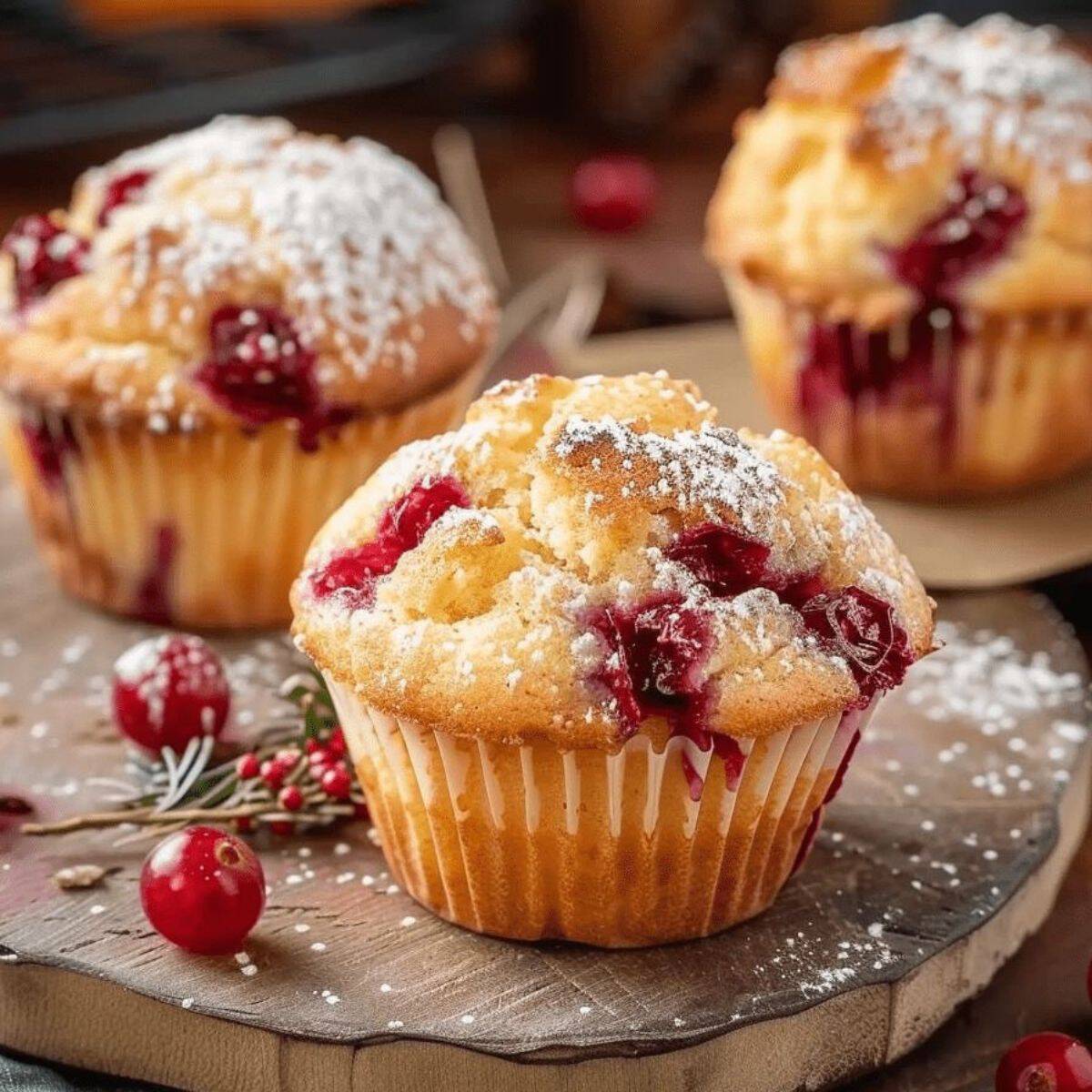 Muffin de Naranja con Arándanos