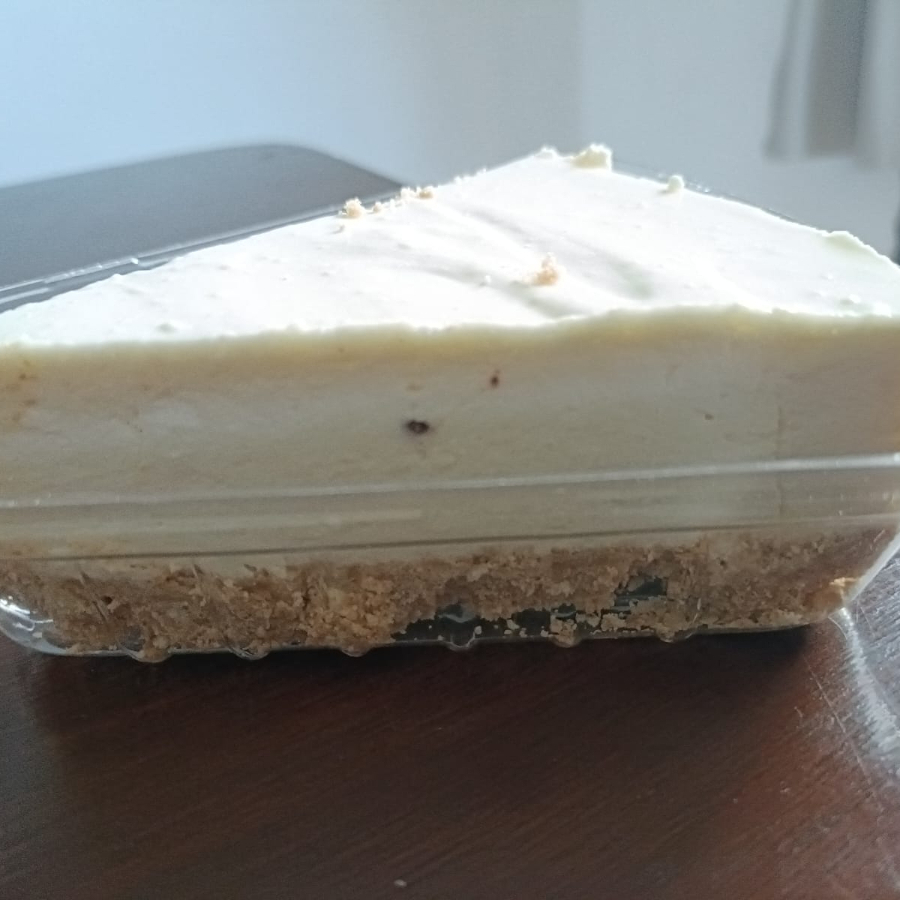 Porcion cheesecake sin topping