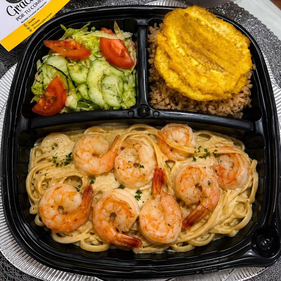 PASTAS CON CAMARONES