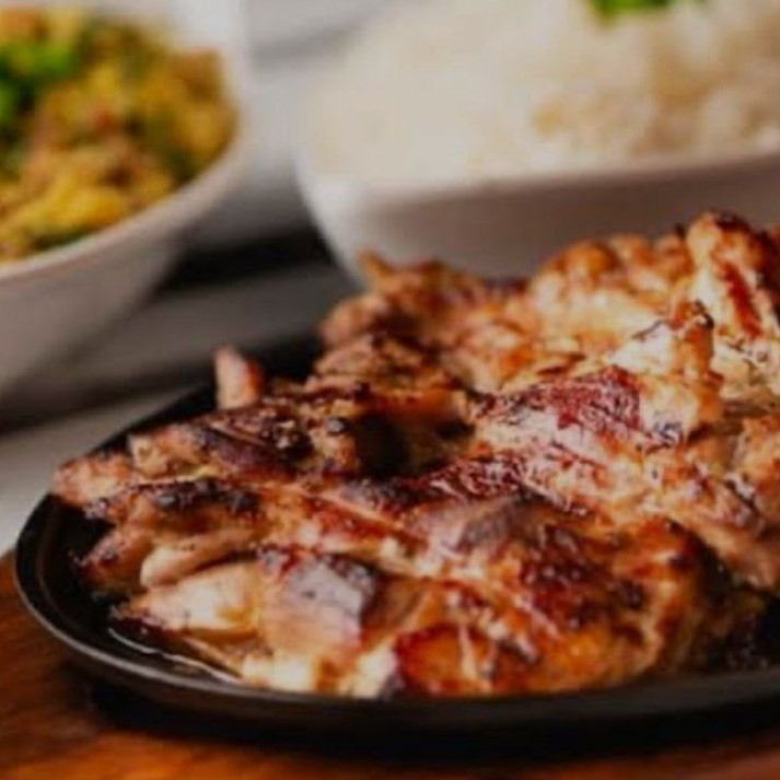 Arroz, feijão e fritas