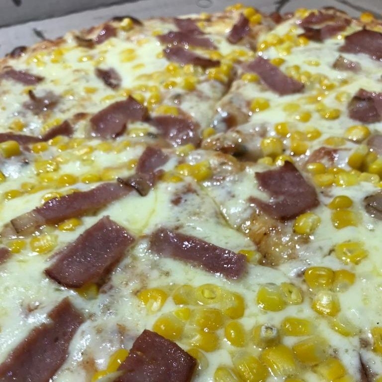 Pizza Maiz con Tocineta Mediana