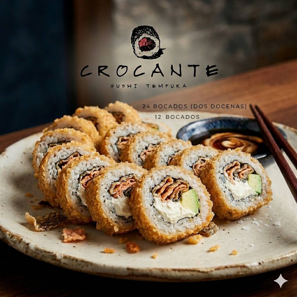 (24 Bocados) Salmón Skin Crocante