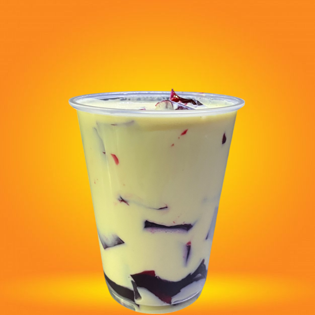 VASO DE GELATINA DE FRESA CON 3 LECHES ROMPOPE
