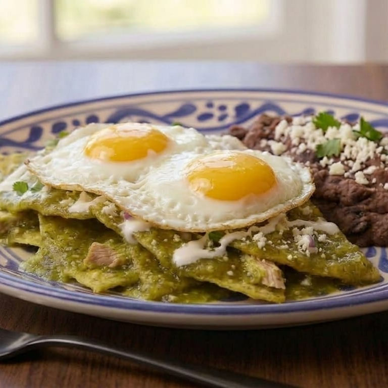 Montados en Chilaquiles Verdes