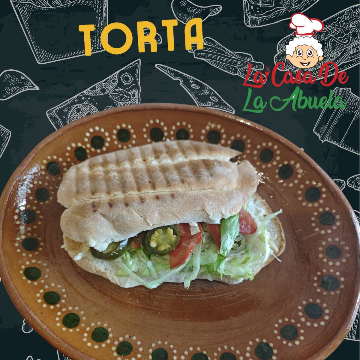 Torta Chica Pastor