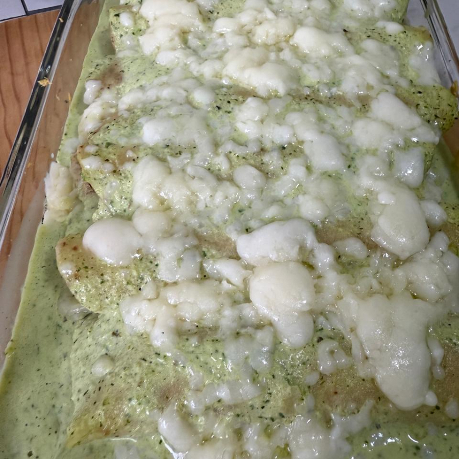Enchiladas Suizas de Pollo