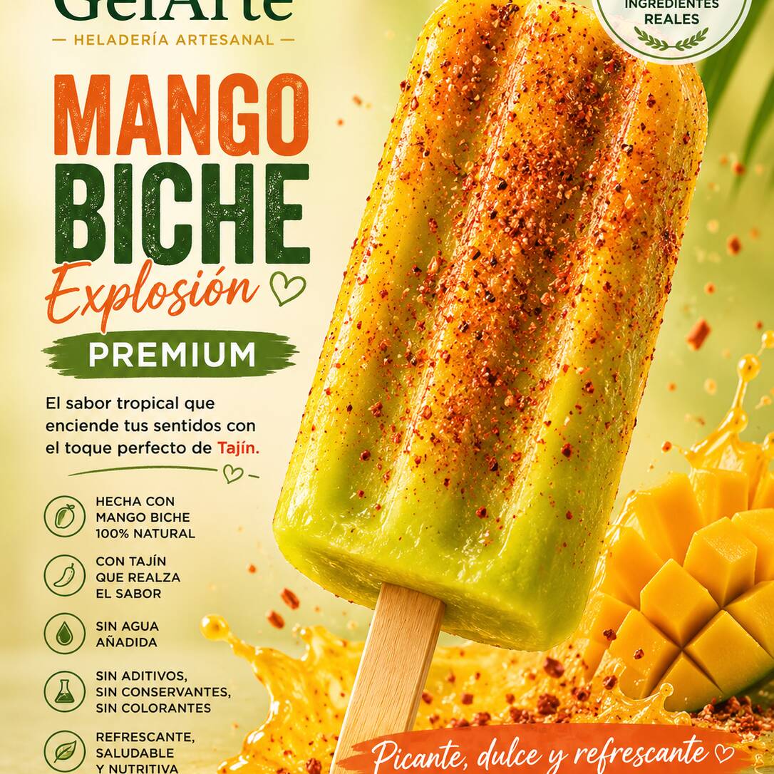 Paleta de Mango Biche Explosión Premium