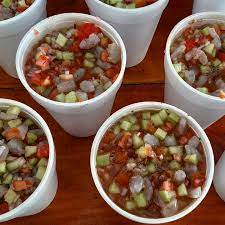 1/2 Orden de Ceviche Camarón (Crudo)
