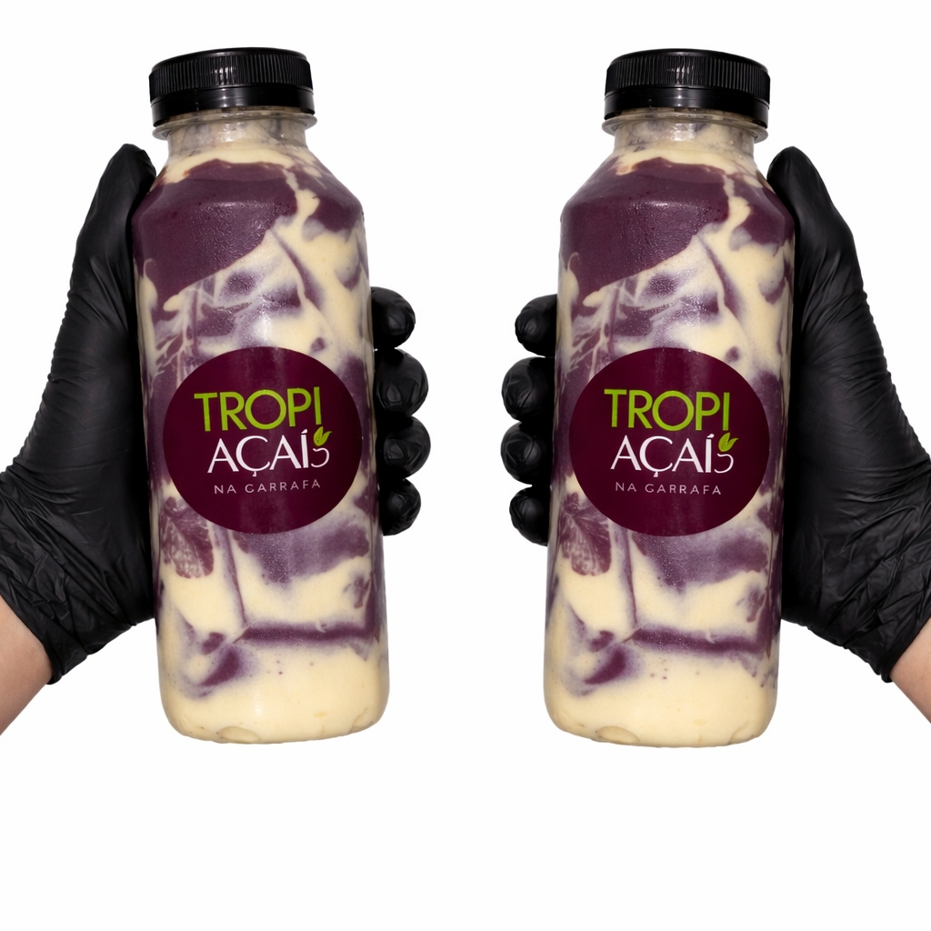 A combinação perfeita para quem ama sabor e cremosidade! Nosso shake de maracujá trufado é super cremoso, com o equilíbrio ideal entre o azedinho do maracujá. Um delicioso açaí na garrafa, bem gelado, encorpado e irresistível. Um combo completo para refrescar e satisfazer!