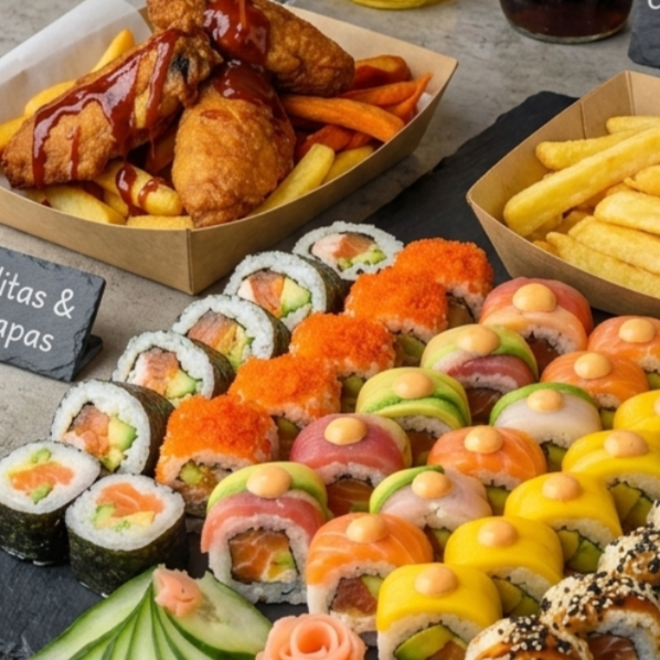 Combo: Alitas + 40 Makis + 2 Gaseosas