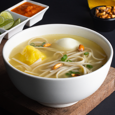 Caldo de Gallina Solo Con Huevo