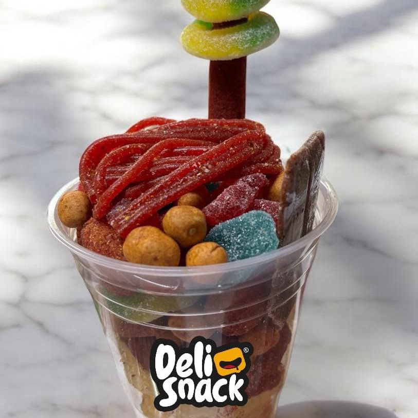 Vaso de Snack Mediano (8 Topings)