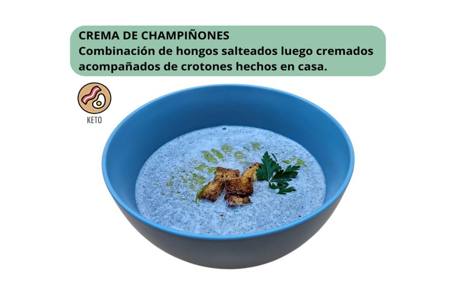 CREMA DE CHAMPIÑONES