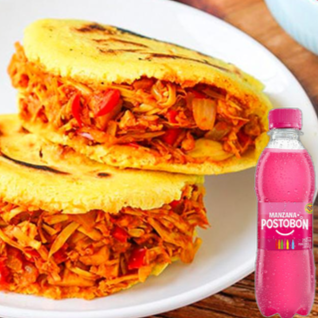 Combo Eli Llanera + Postobón Manzana 250 ml