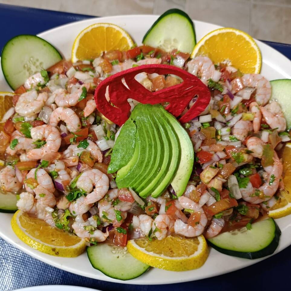 Ceviche de camarón Mediano