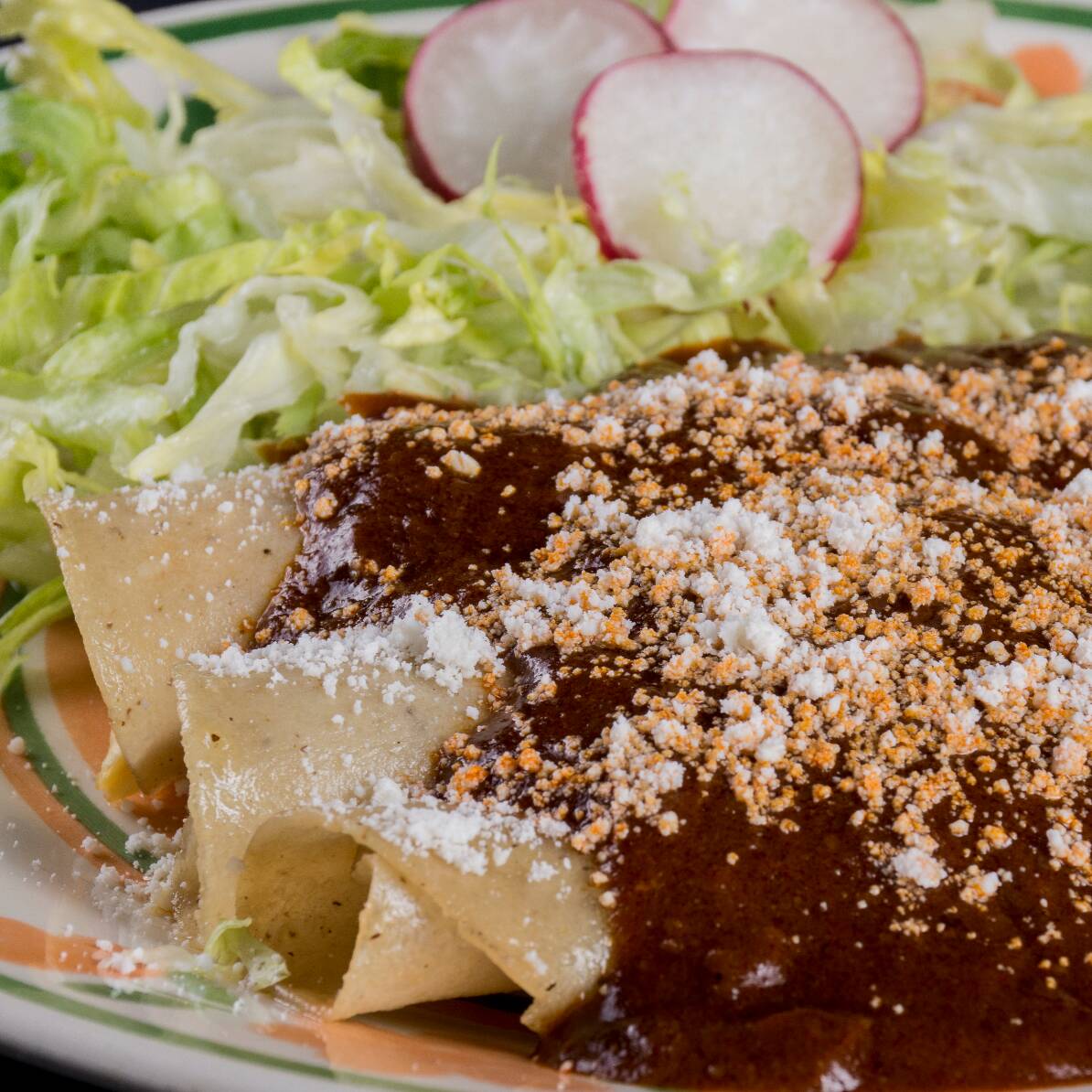Enchiladas de Mole Poblano