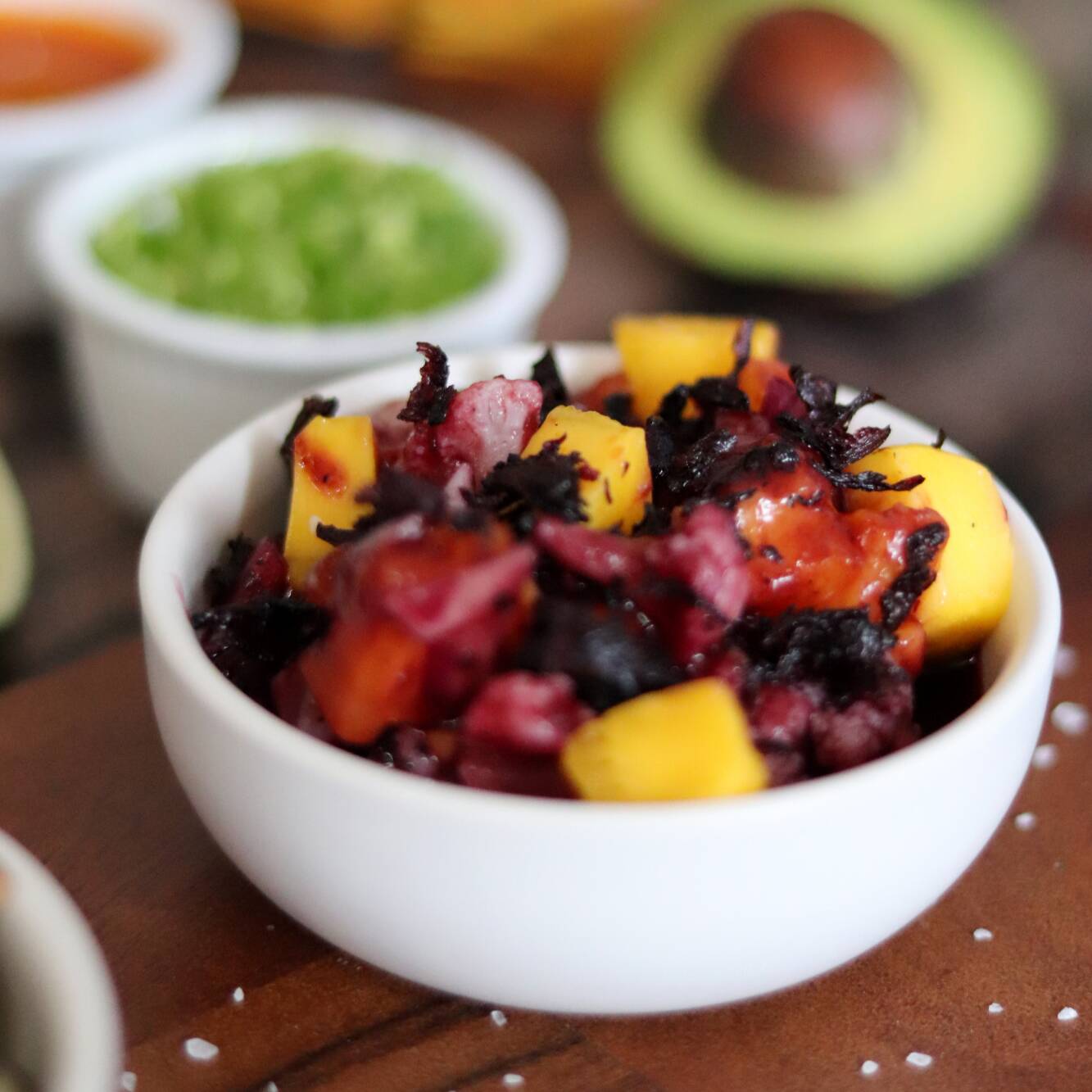 Ceviche de Jamaica (Coliflor)