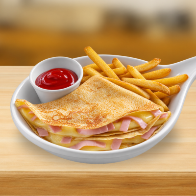 Crepa de Jamón y Queso