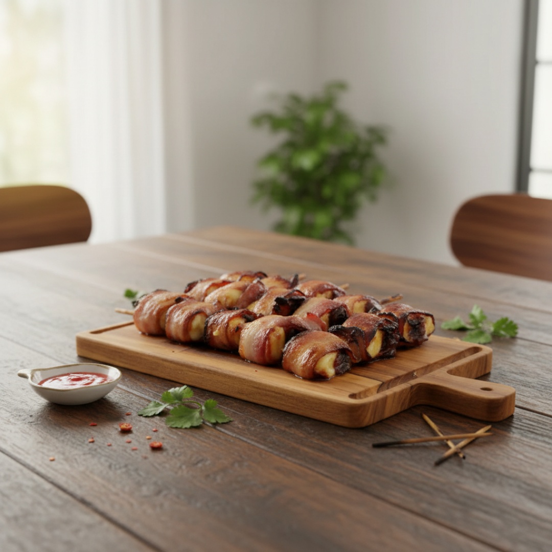 Uma explosão de sabores que une o doce da goiabada com a cremosidade do queijo e o toque crocante do bacon. Uma combinação perfeita para quem ama contrastes marcantes! Cada mordida traz o equilíbrio entre o doce e o salgado, garantindo uma experiência única. Vai ser difícil resistir a essa delícia!