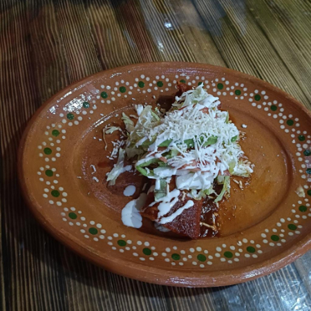 ENCHILADA ROJA DE POLLO
