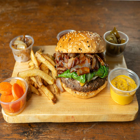 Hamburguesa Rey BBQ