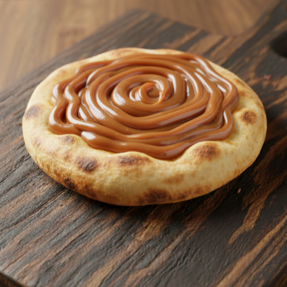 esfiha de doce de leite