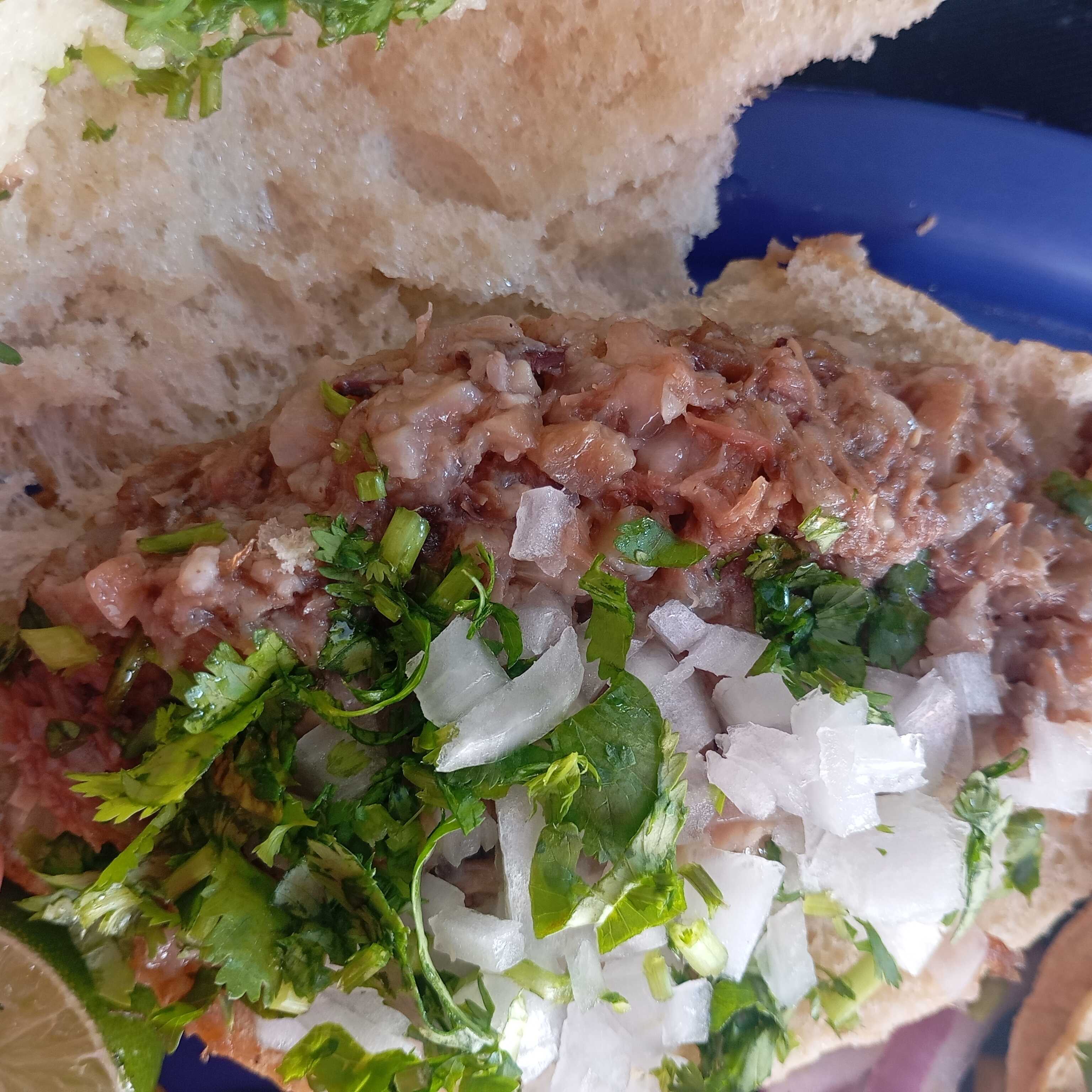 TORTA de Barbacoa de Cabeza de Puerco