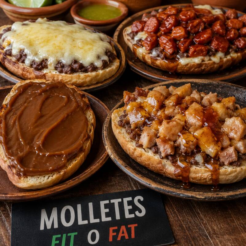 MOLLETES DIFERENTES SABORES BOLILLO NORMAL