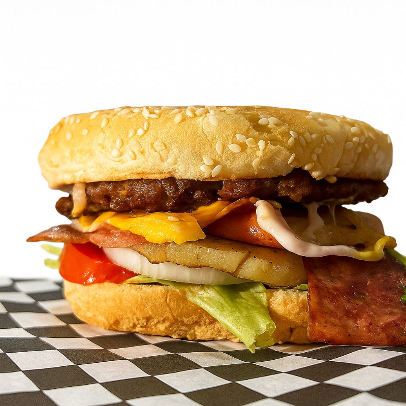 HAMBURGUESA HAWAIANA