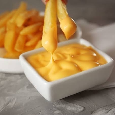 50g de queso cheddart liquido.