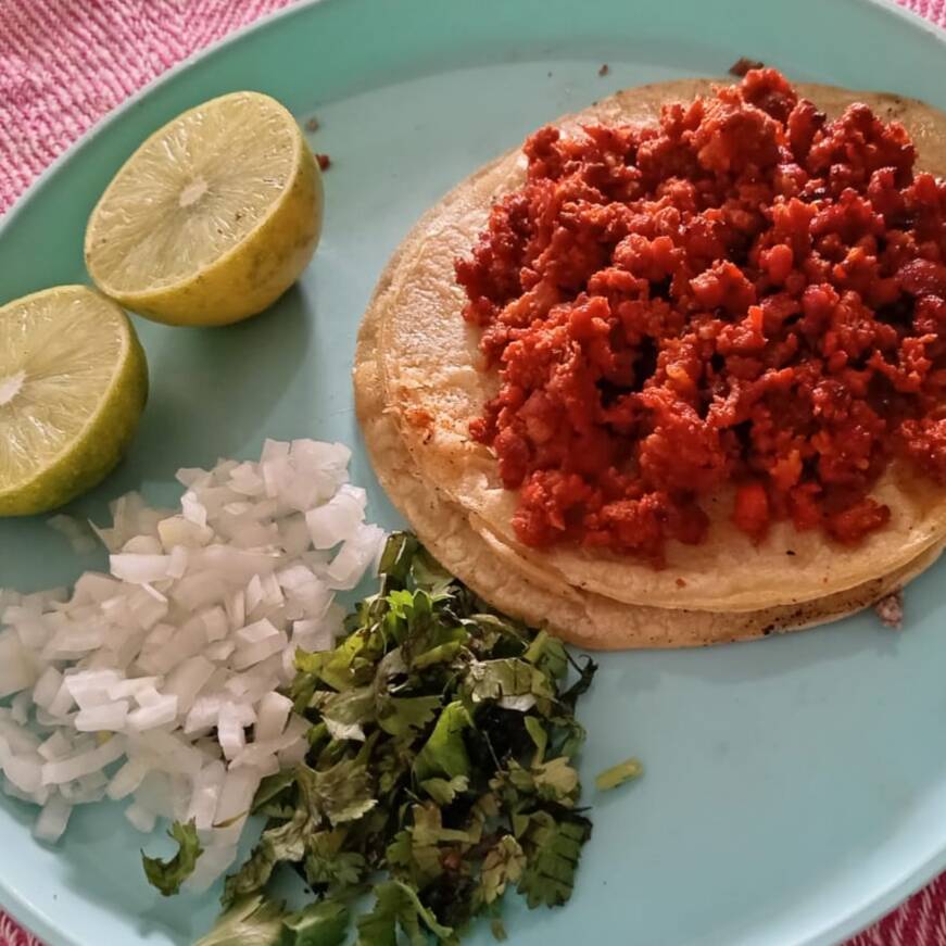 Taco de Chorizo