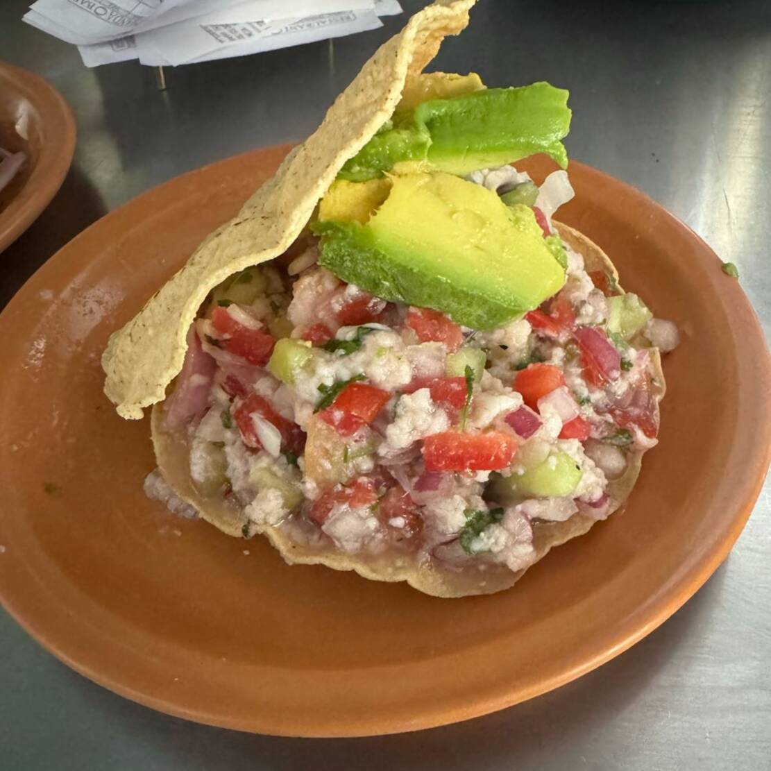 Tostada de Ceviche